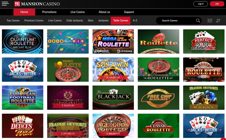 casino games on the market